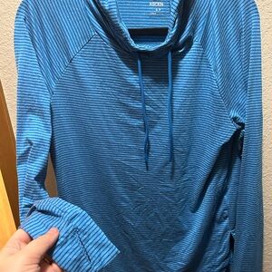 Ascend Blue Striped Hoodie
